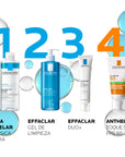 La Roche Posay Agua Micelar Bifásica Ultra, Desmaquillante para piel sensible, 400ml