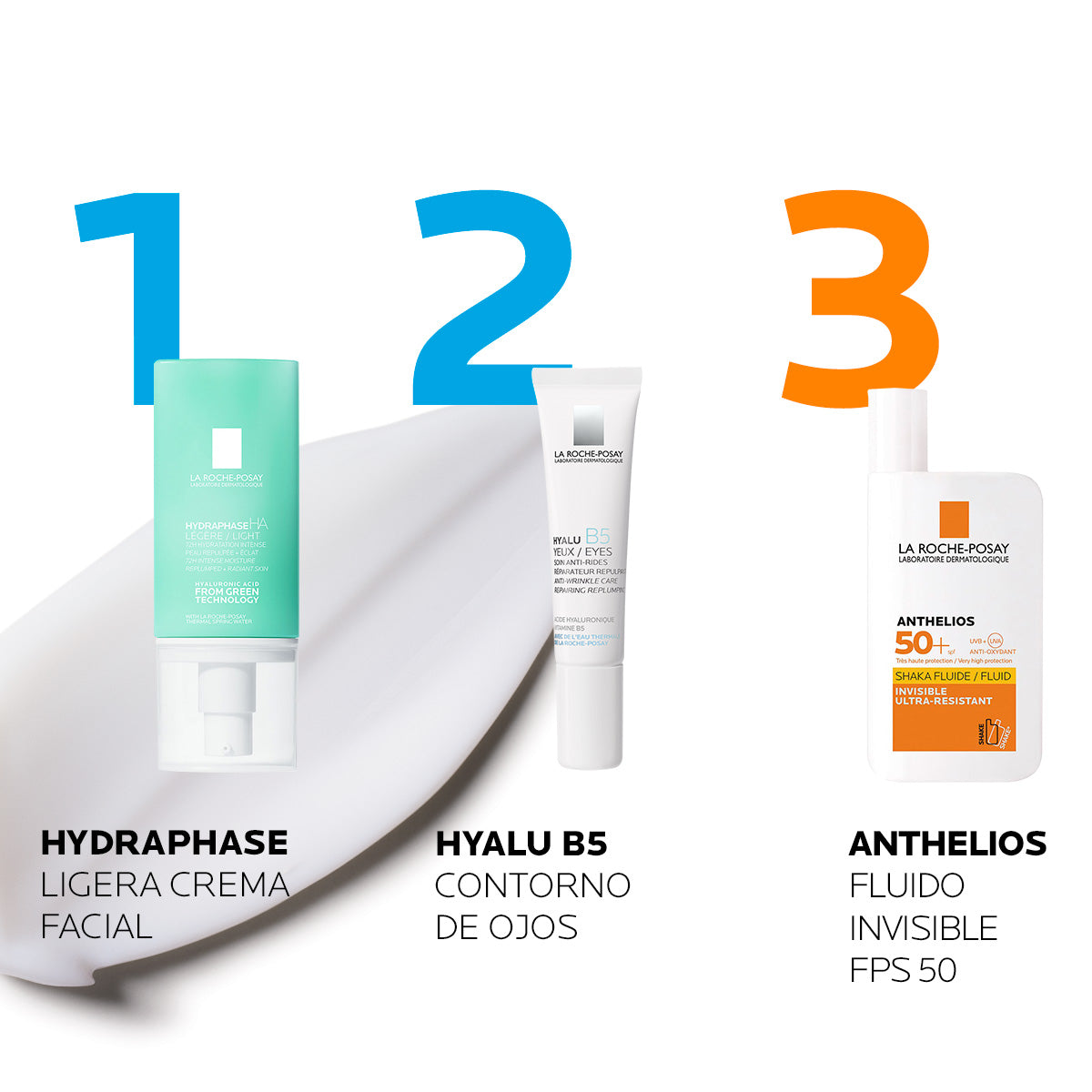 La Roche Posay Hydraphase HA Ligera, Hidratante facial, 50ml