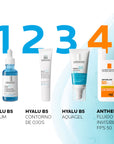 La Roche Posay Hyalu B5 Serum Aquagel FPS30, Concentrado anti-arrugas y líneas de expresión, 50ml