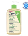 Cerave, Limpiador en aceite espumoso, facial y corporal, 473ml