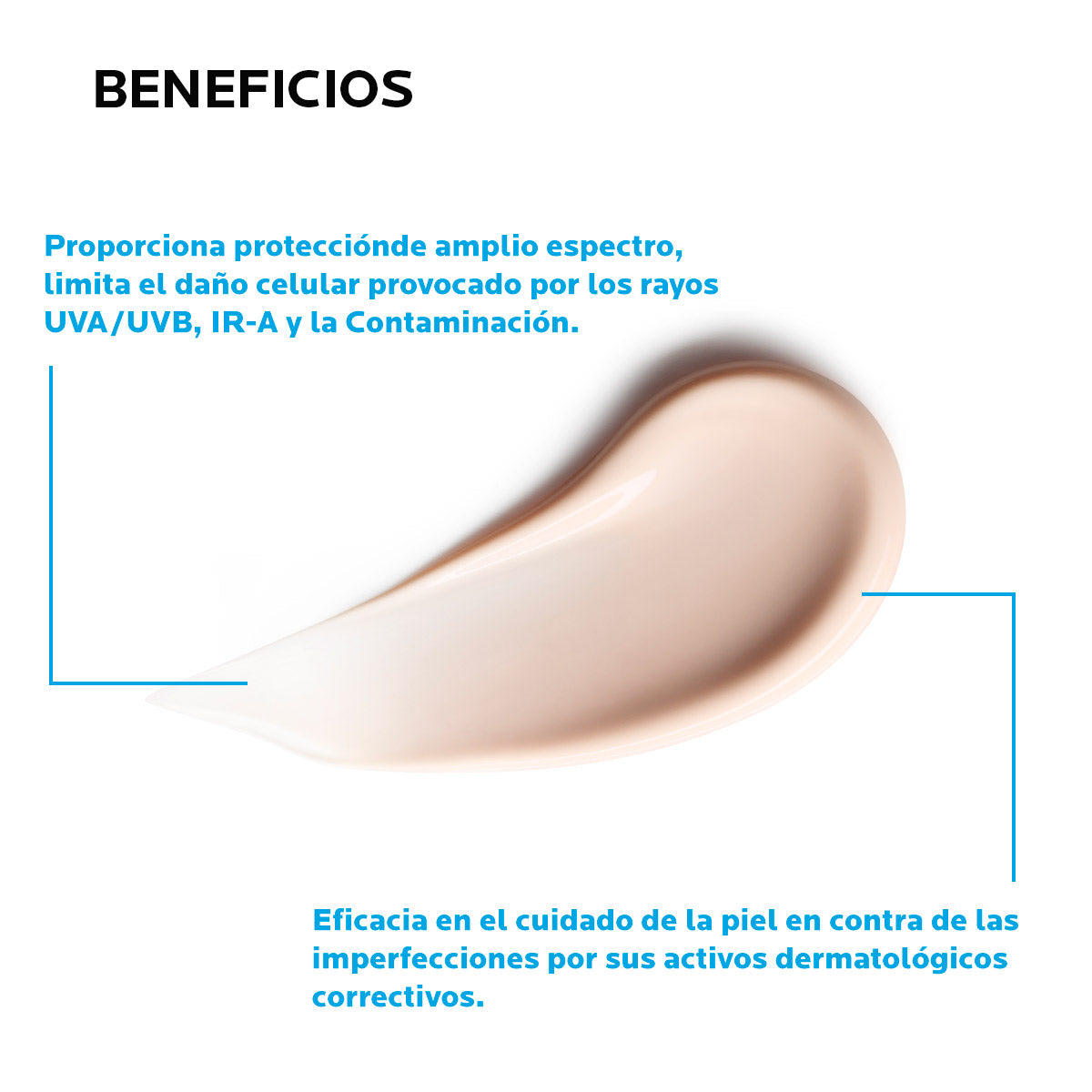 La Roche Posay Anthelios Oil Correct FPS 50+, Protector solar facial para piel grasa, 50ml