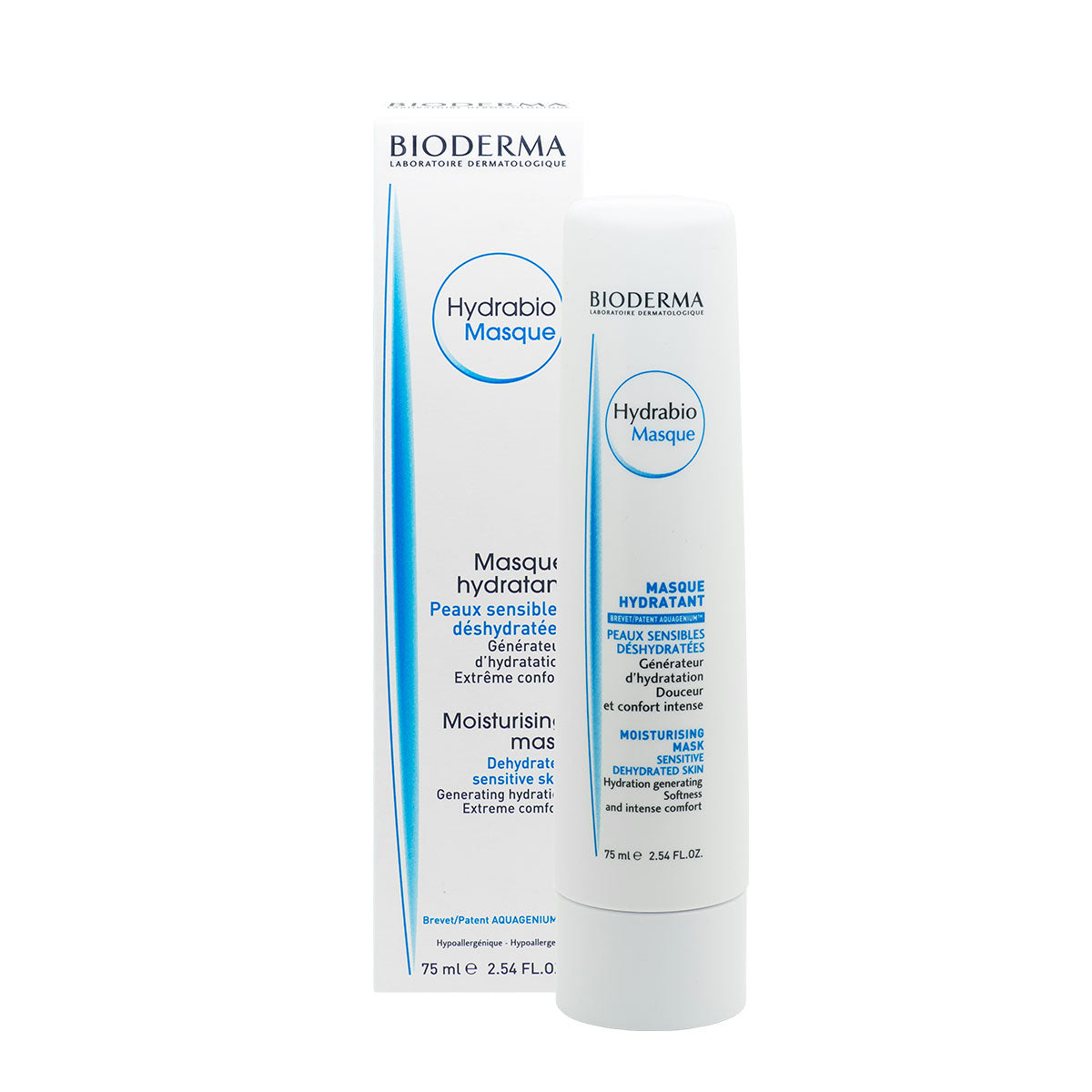 Bioderma Hydrabio, Mascarilla facial hidratante, 75ml