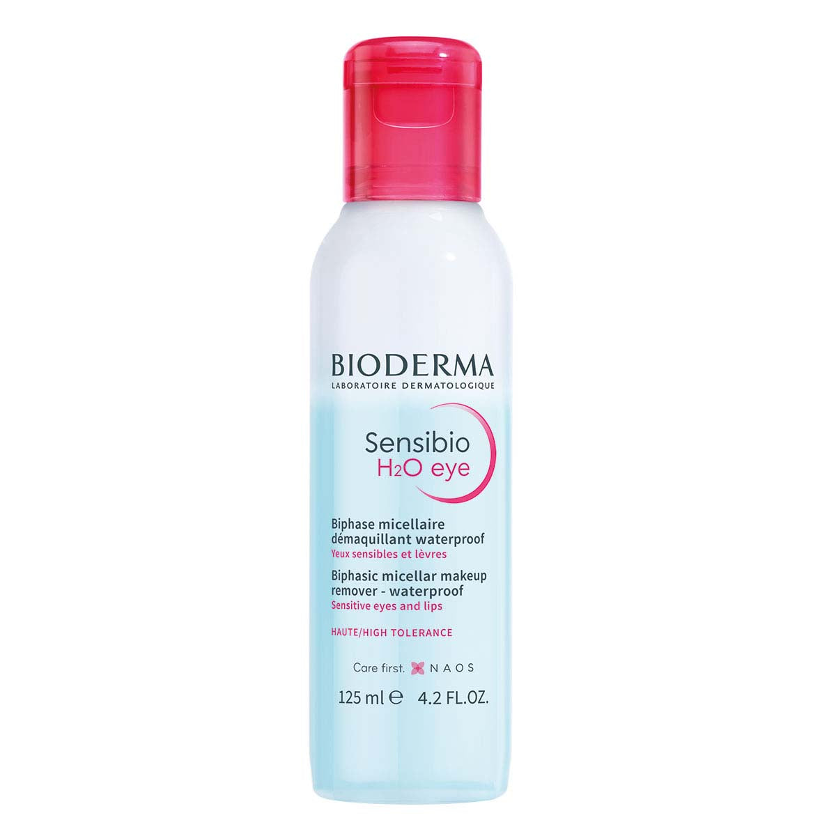 Bioderma Sensibio H2O Eye, Desmaquillante micelar para ojos y labios, 125ml