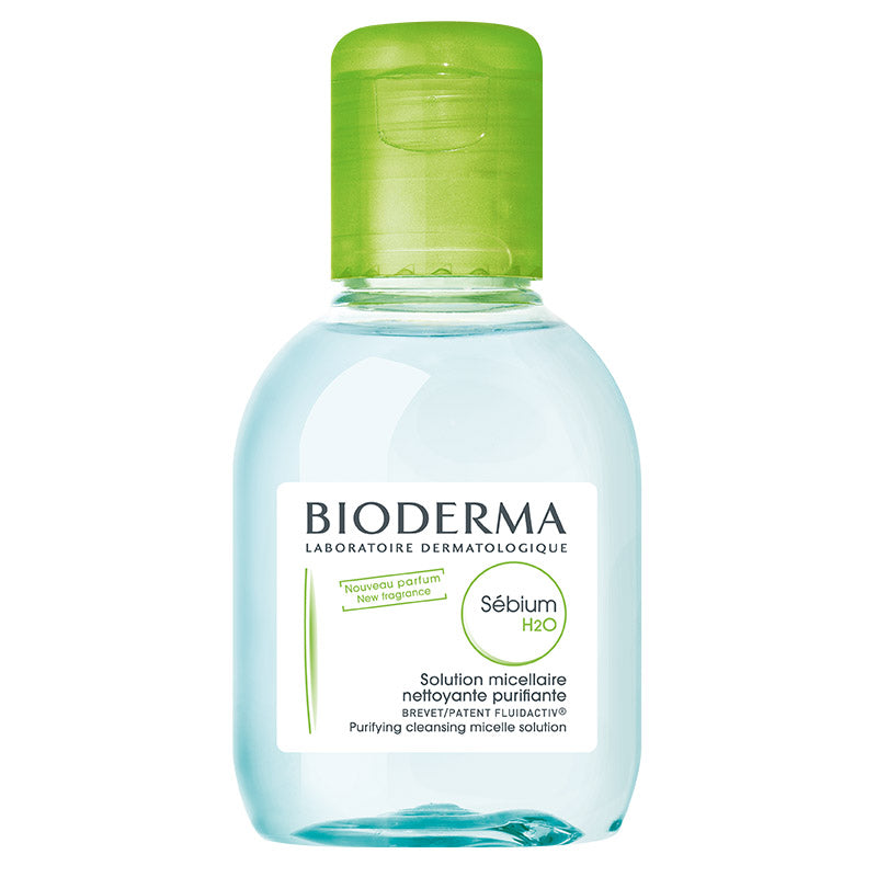 Bioderma Sébium H2O, Agua micelar desmaquillante para piel mixta a grasa, 100ml
