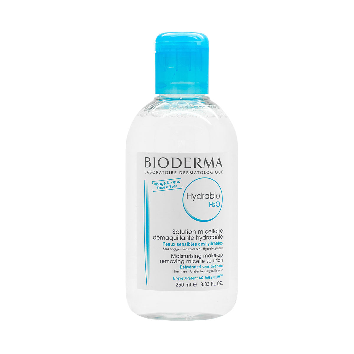 Bioderma Hydrabio H2O, Agua micelar desmaquillante, 250ml