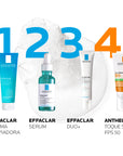 La Roche Posay Effaclar, Crema limpiadora para piel grasa, 125ml