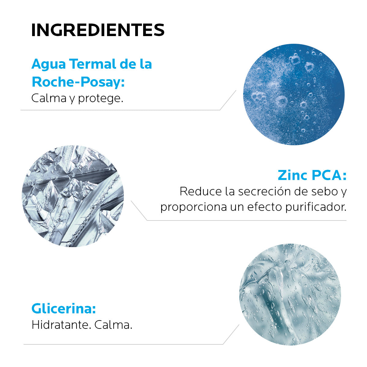 La Roche Posay Effaclar Agua Micelar, Desmaquillante para piel grasa, 400ml