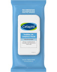Cetaphil toallitas de limpieza facial c/25 piezas.