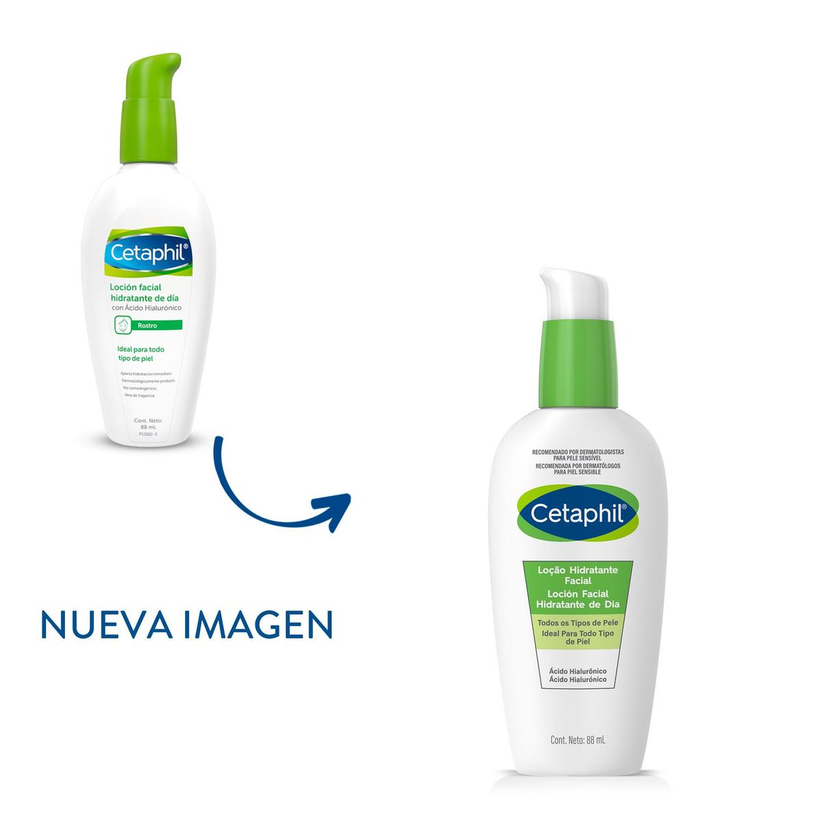 Cetaphil, Loción facial hidratante de día, 88ml