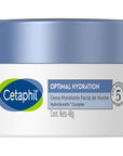 Cetaphil Optimal Hydration crema hidratante facial de noche para piel deshidratada 48gr.