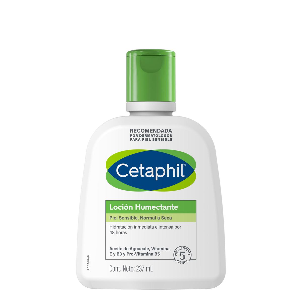 Cetaphil, Locion humectante facial y corporal, 237ml