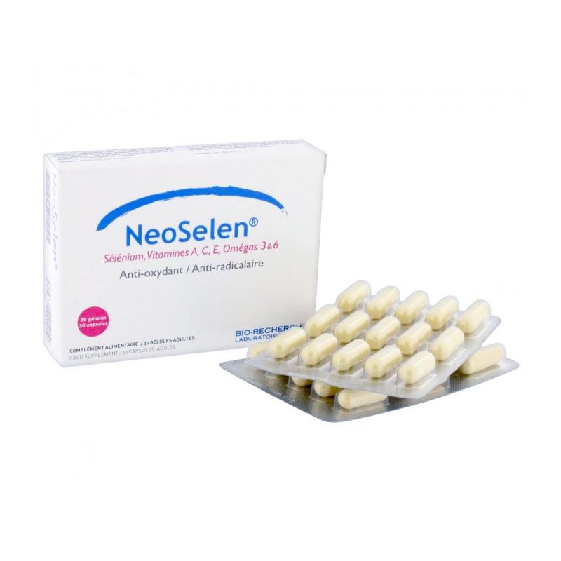Neoselen Suplemento alimenticio anti-envejecimiento celular c/30 cápsu ...
