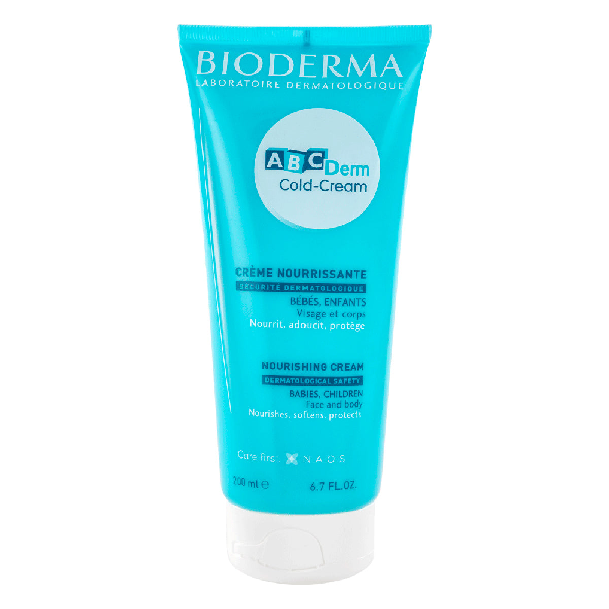 Bioderma ABCDerm Cold Cream, Crema hidratante para bebé, 200ml