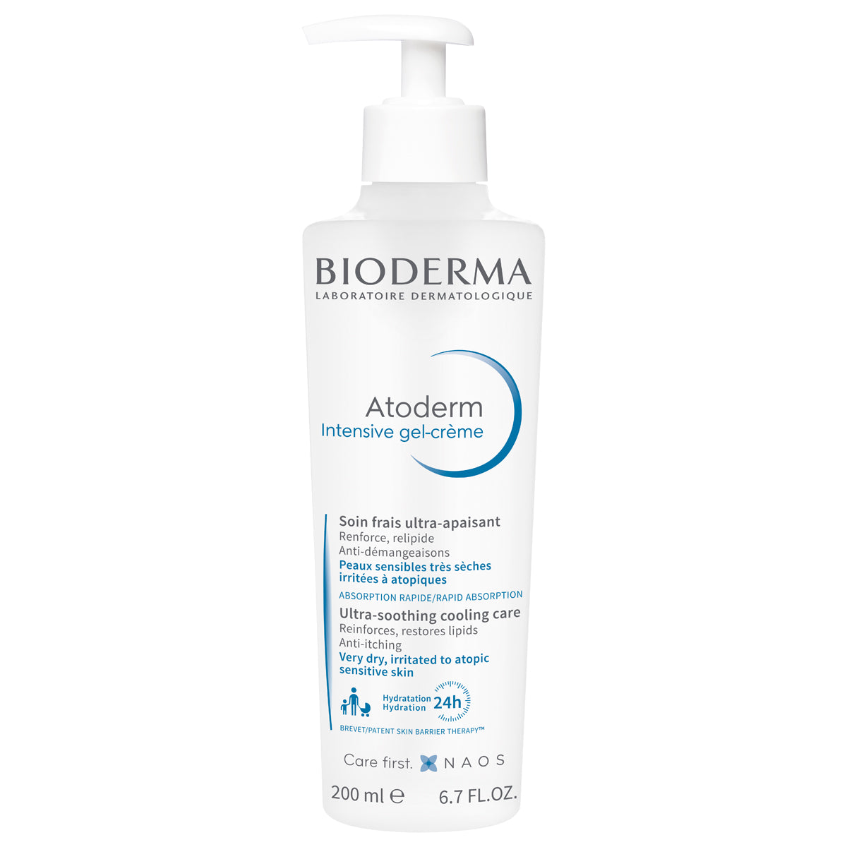 Bioderma Atoderm Intensive, Gel-crema hidratante para piel seca e irritada, 200ml