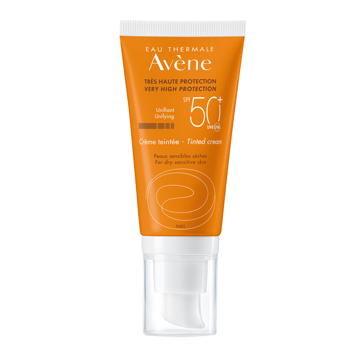 Avene Bloqueador FPS50+ crema con color 50ml.