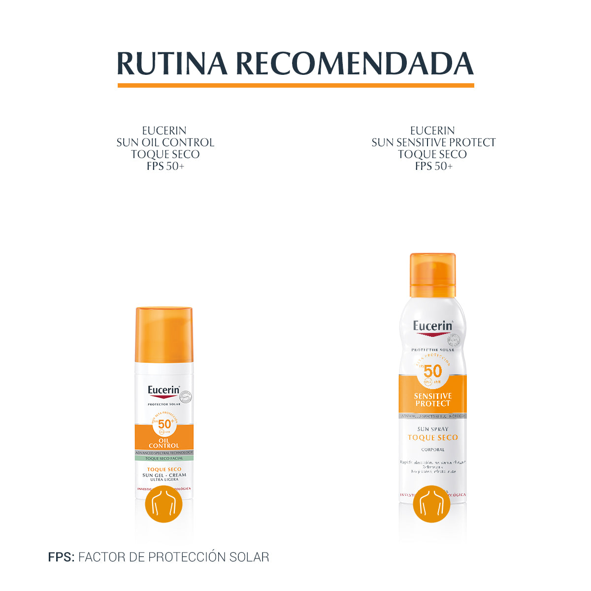 Eucerin Protector solar corporal gel crema oil control FPS50 200ml.
