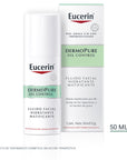 Eucerin fluido facial matificante dermopure piel grasa y/o con tendencia acneica 50ml.