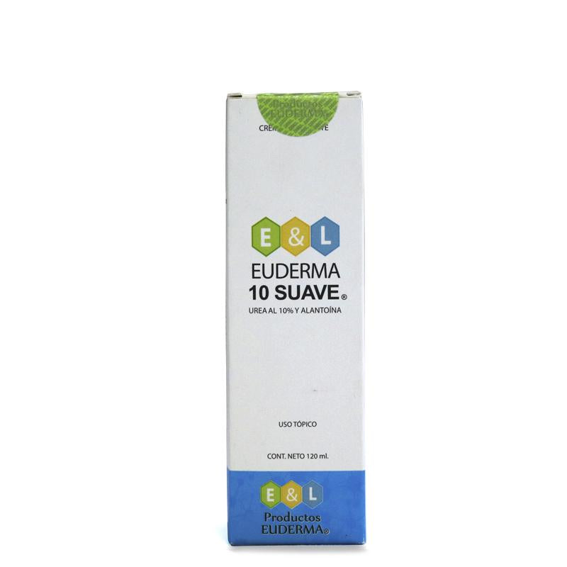 Euderma 10 suave crema líquida hidratante para piel seca 120ml.