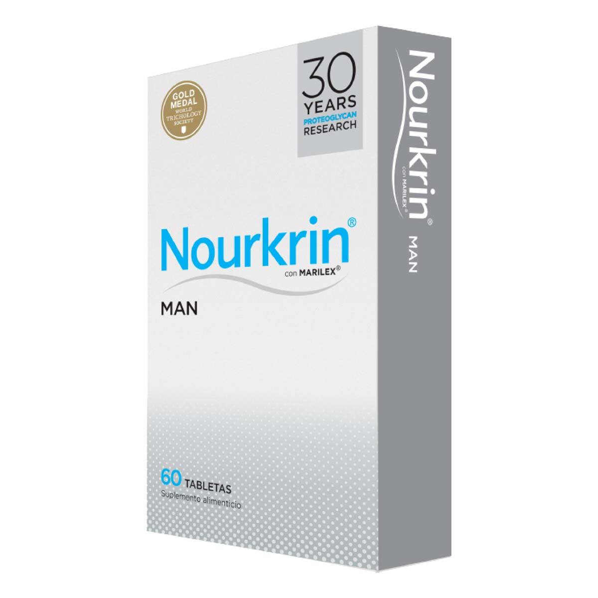 Nourkrin Man anticaida c/60 tabletas.