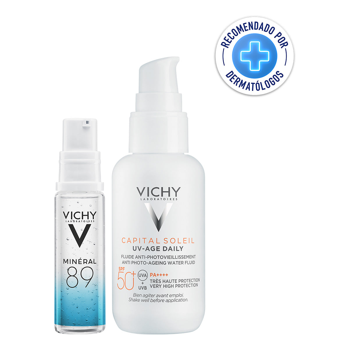 Vichy Kit Capital Soleil Protector Solar 50ml + Mineral 89 Booster 10ml