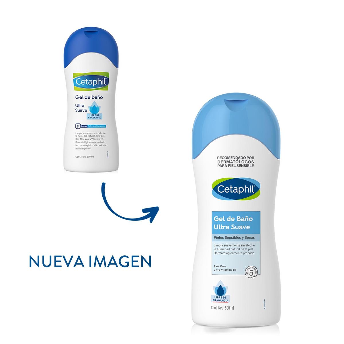 Cetaphil, Gel de baño corporal, 500ml