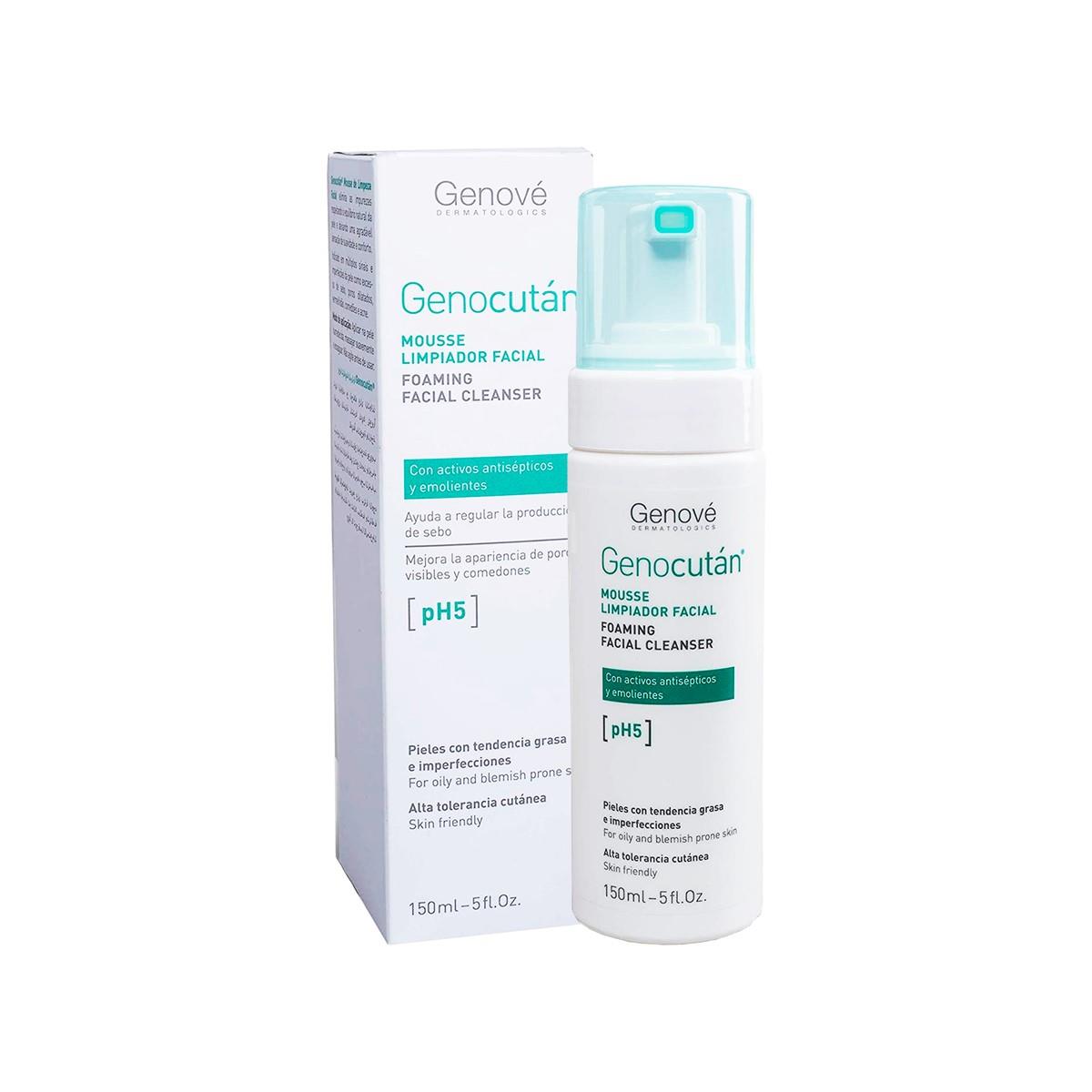 Genové Genocutan mousse limpiador facial 150ml.