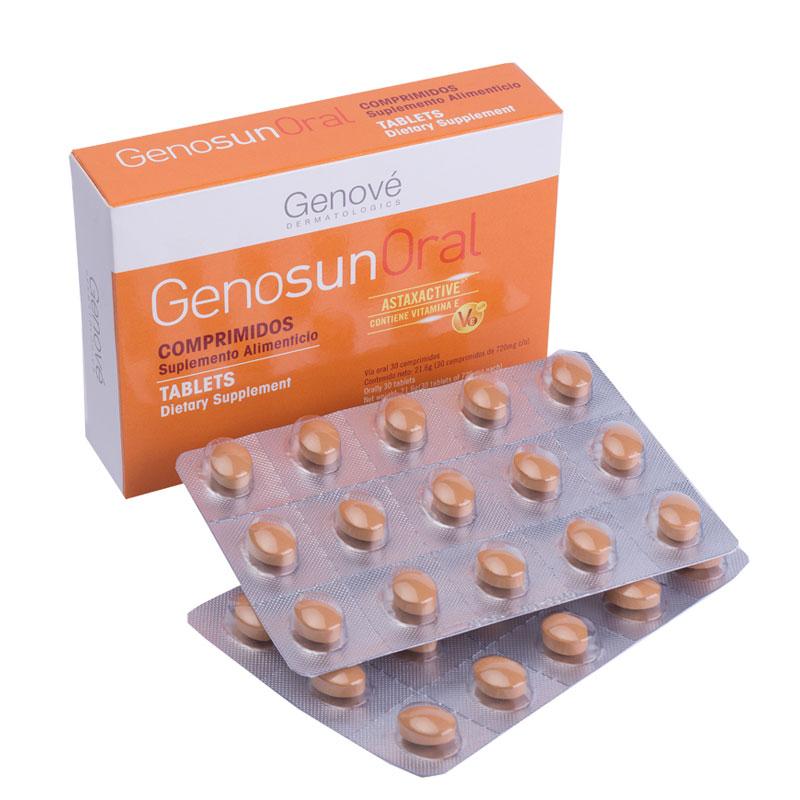 Genové Genosun oral suplemento alimenticio en tabletas c/30.
