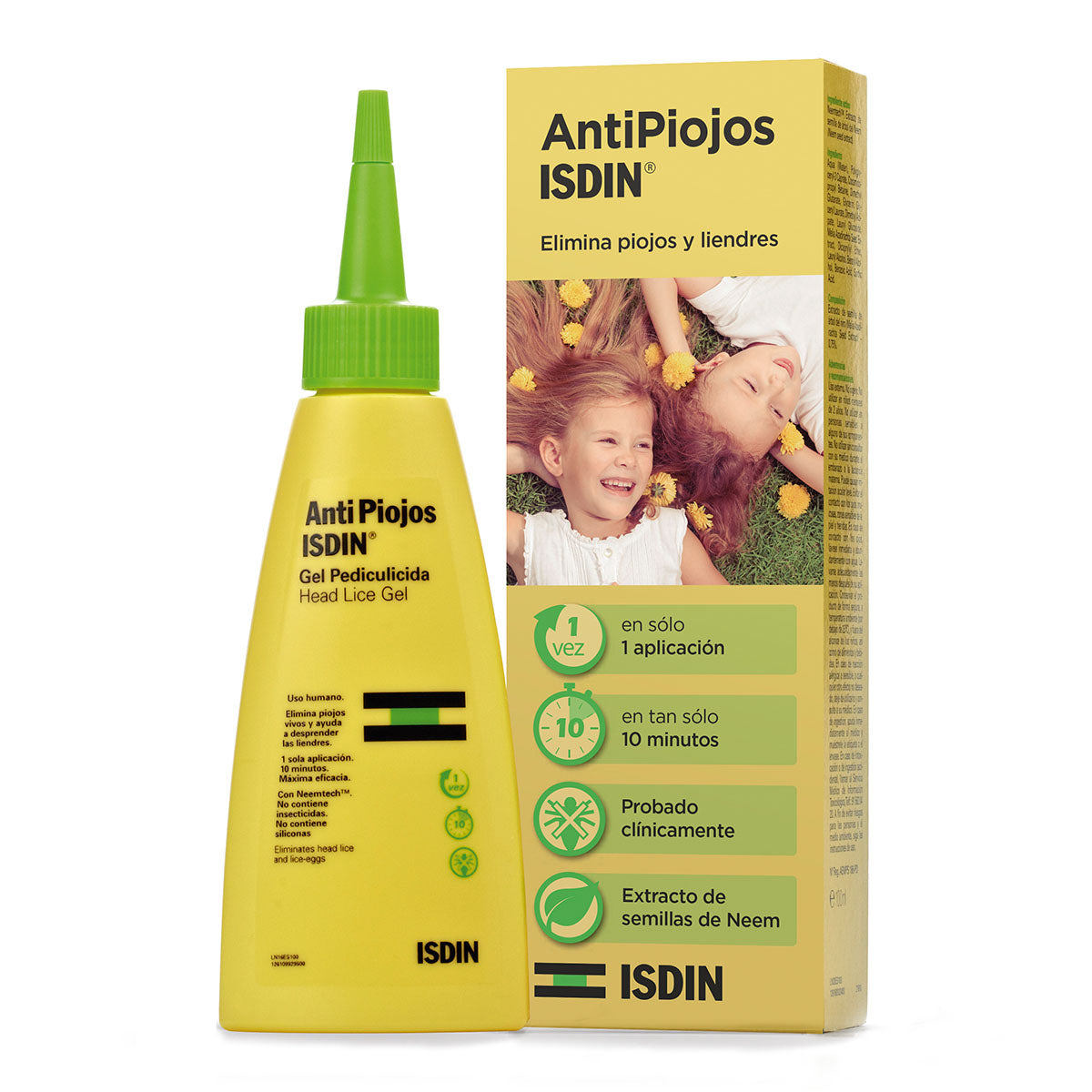 Isdin gel antipiojos y liendres 100ml.