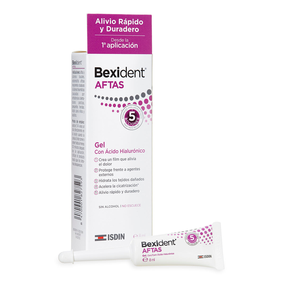 Isdin Bexident Aftas Gel, alivio rápido y duradero desde la 1ª aplicación 8ml.