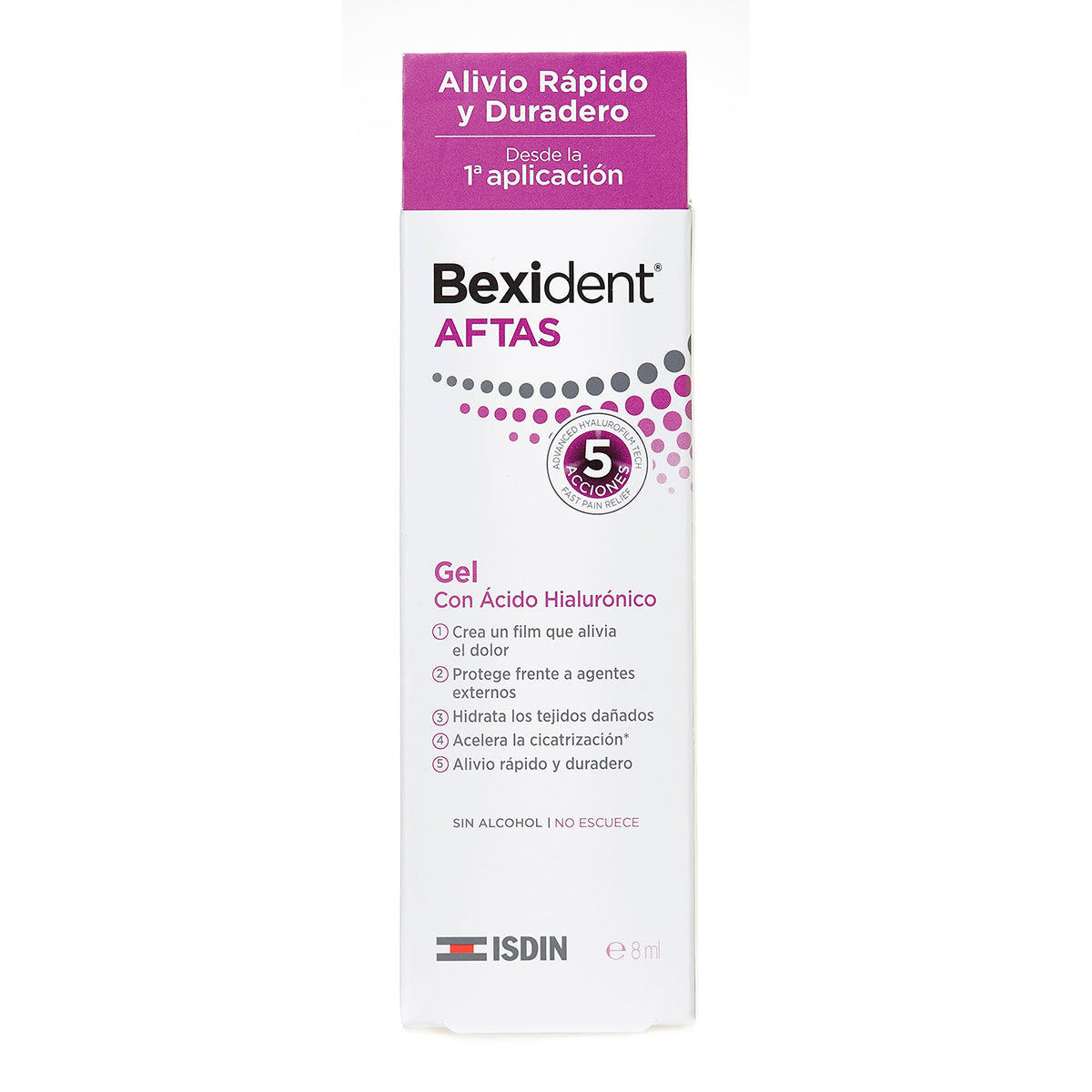 Isdin Bexident Aftas Gel, alivio rápido y duradero desde la 1ª aplicación 8ml.