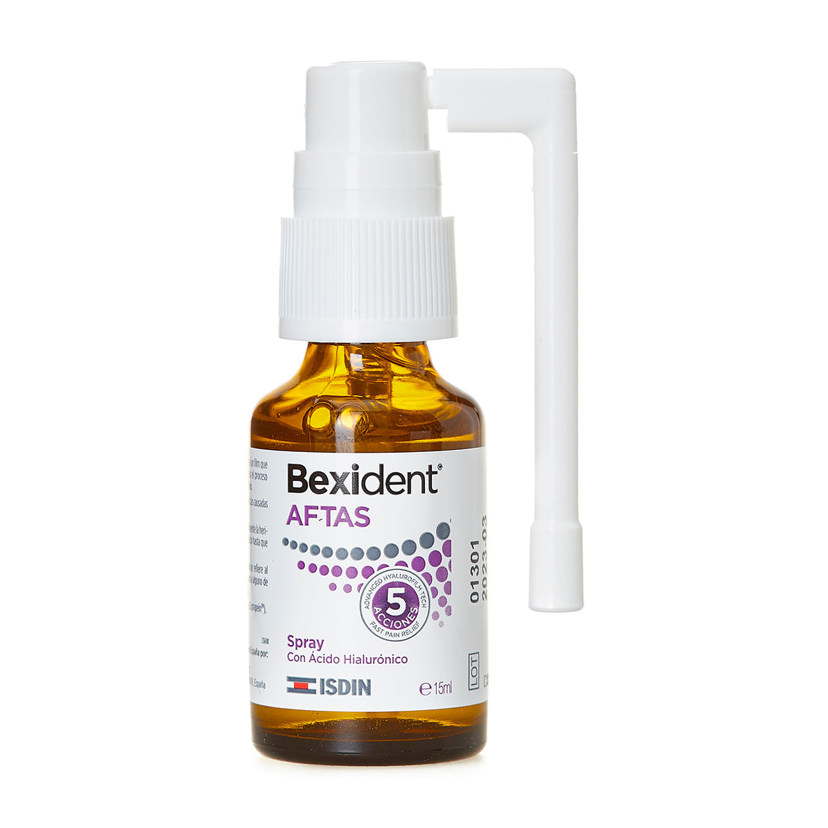 Isdin Bexident Aftas Spray Bucal , alivio rápido y duradero desde la 1ª aplicación 15 ml.