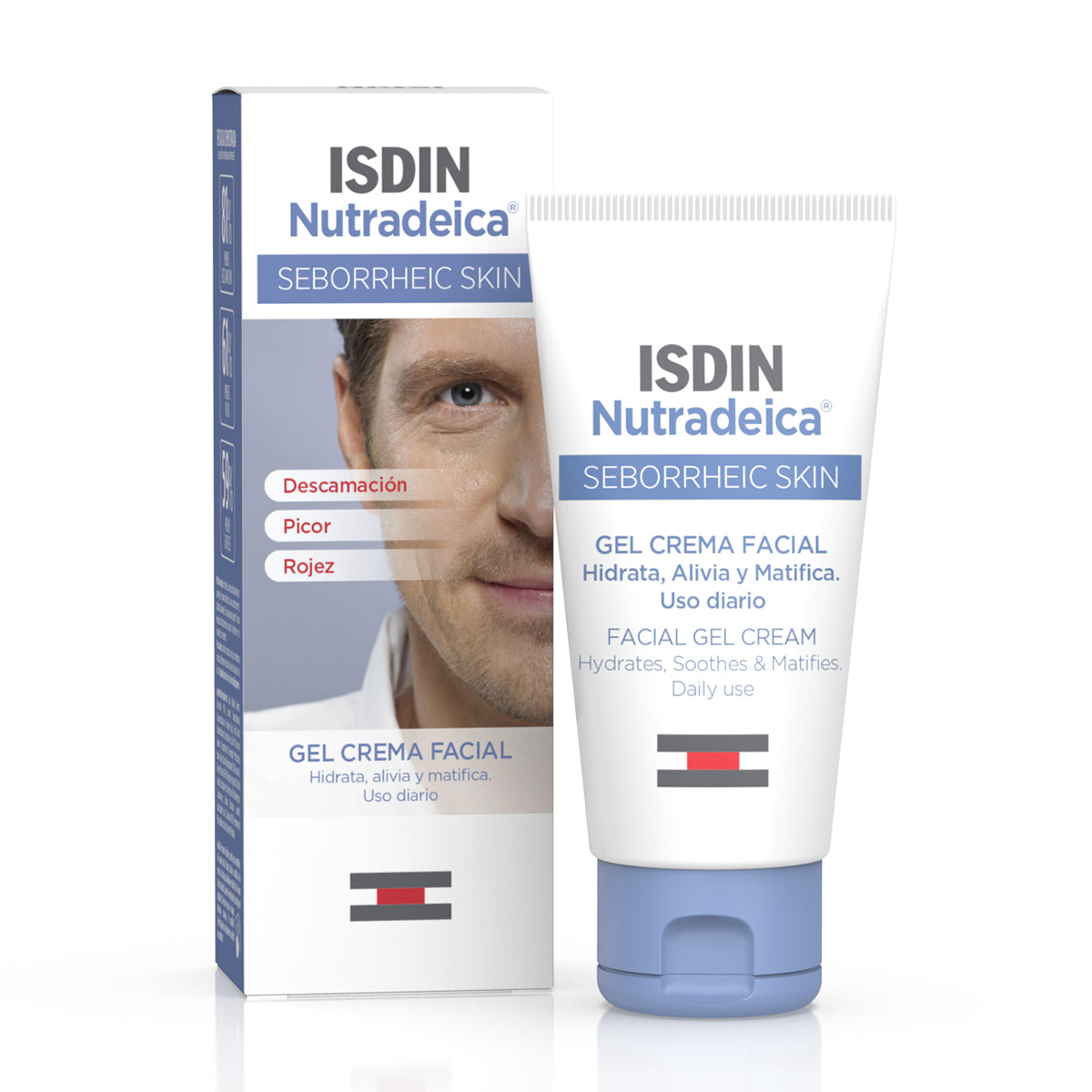 Isdin Nutradeica Gel-crema facial para dermatitis seborreica 50ml.