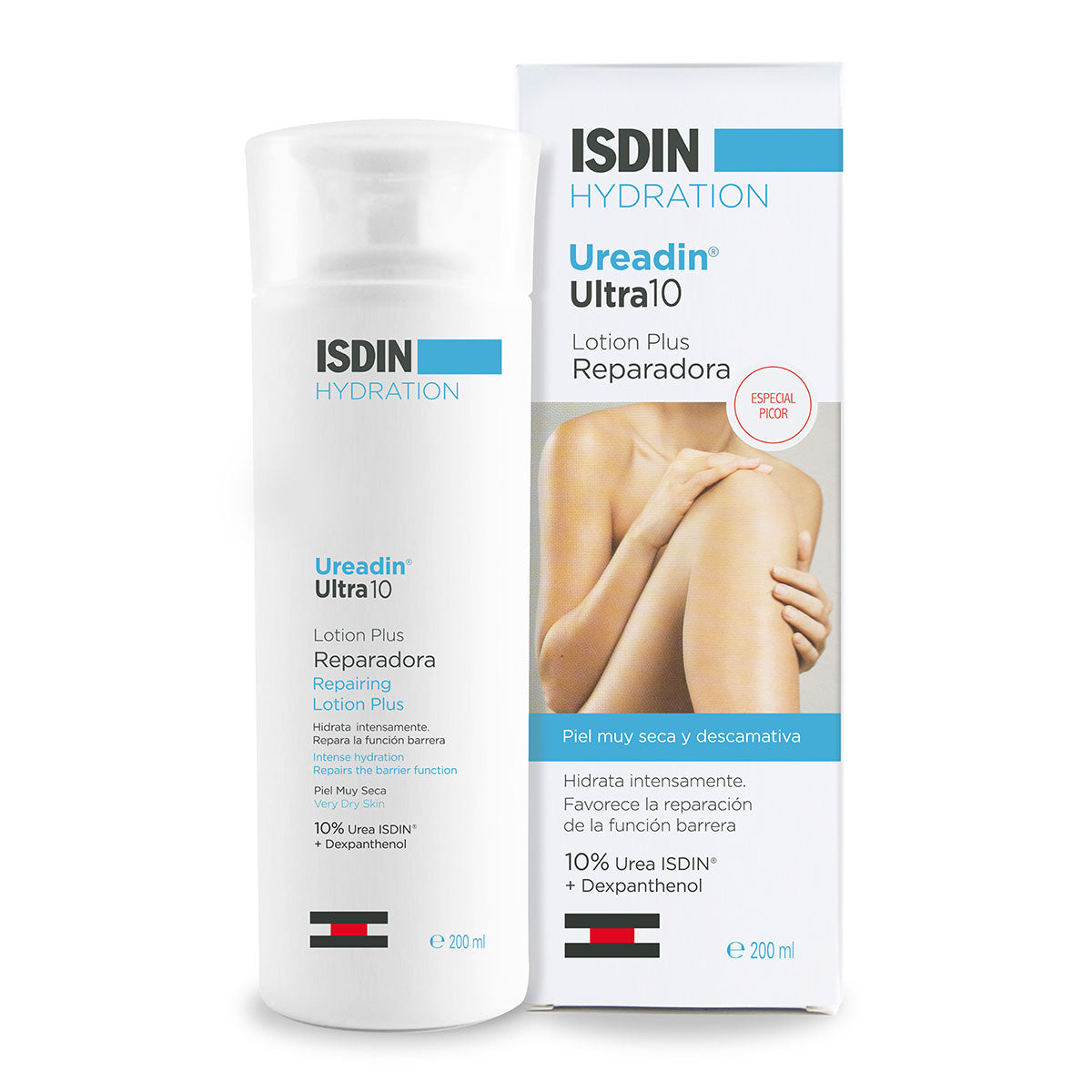 Isdin Ureadin Ultra 10 Loción, hidratante para piel muy seca 200ml.