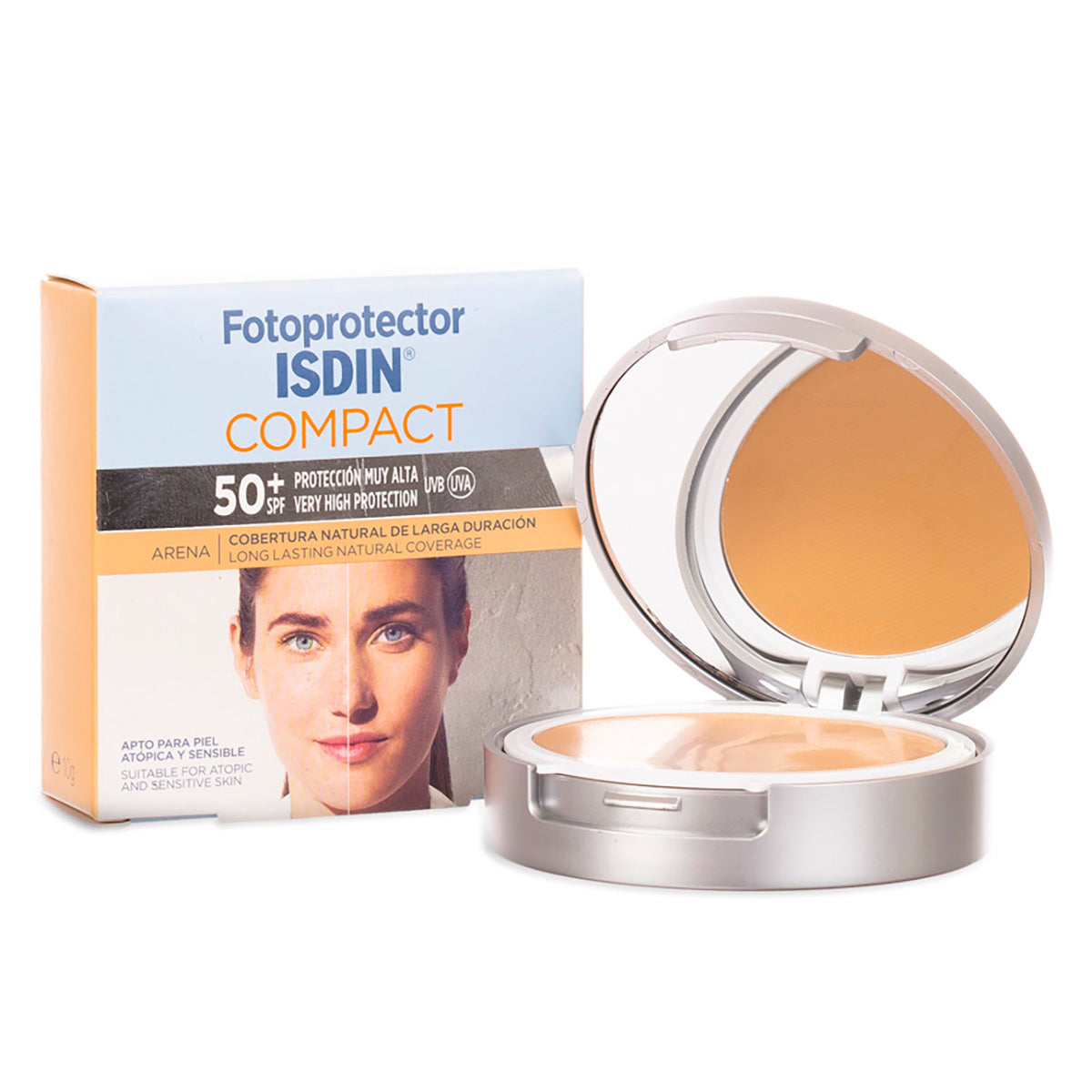 Isdin  Fotoprotector Isdin 50+ compacto color arena 10gr.