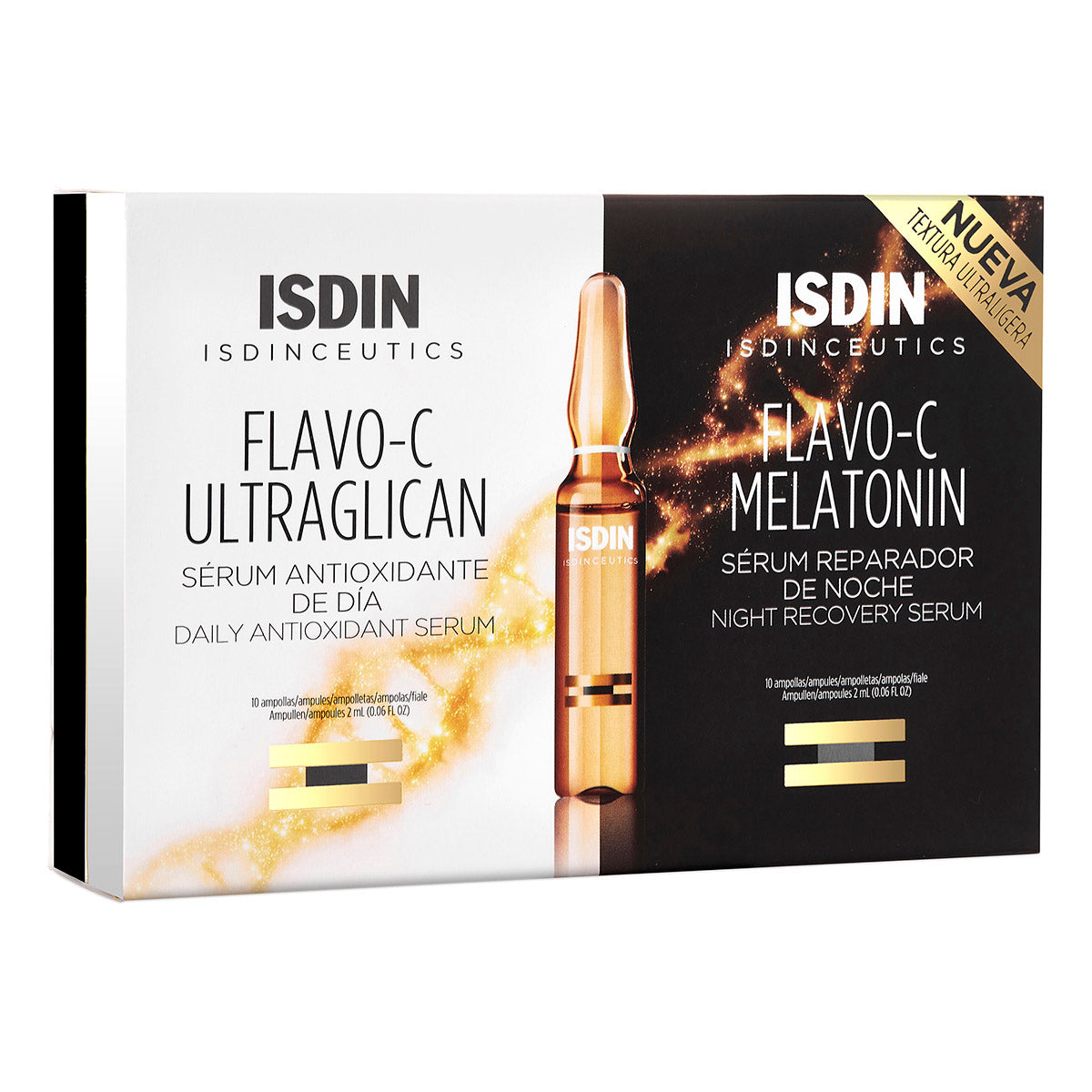 Isdin Isdinceutics flavo-c dia+noche ampolletas 20x2ml.