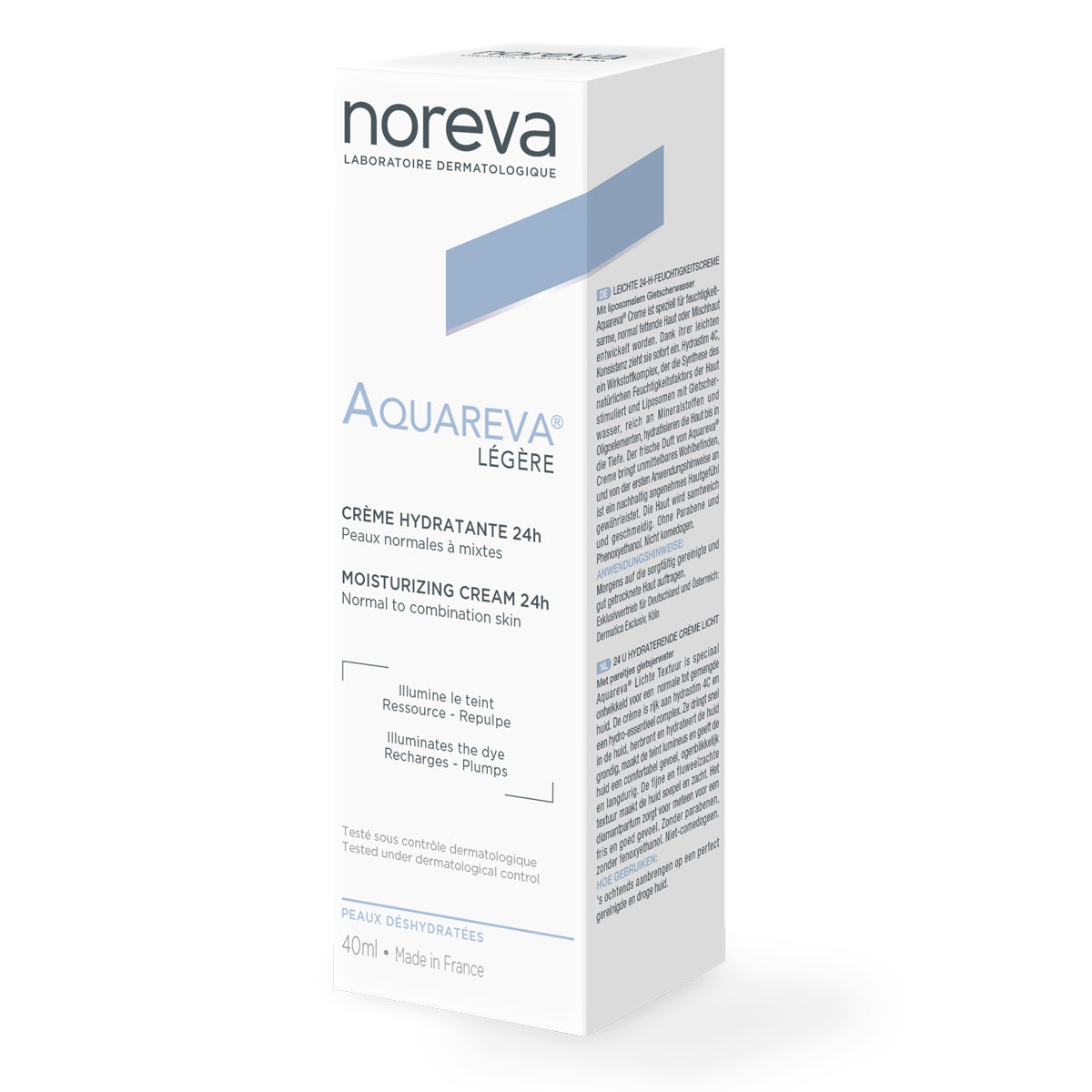 Noreva Aquareva crema hidratante ligera de día 40ml.