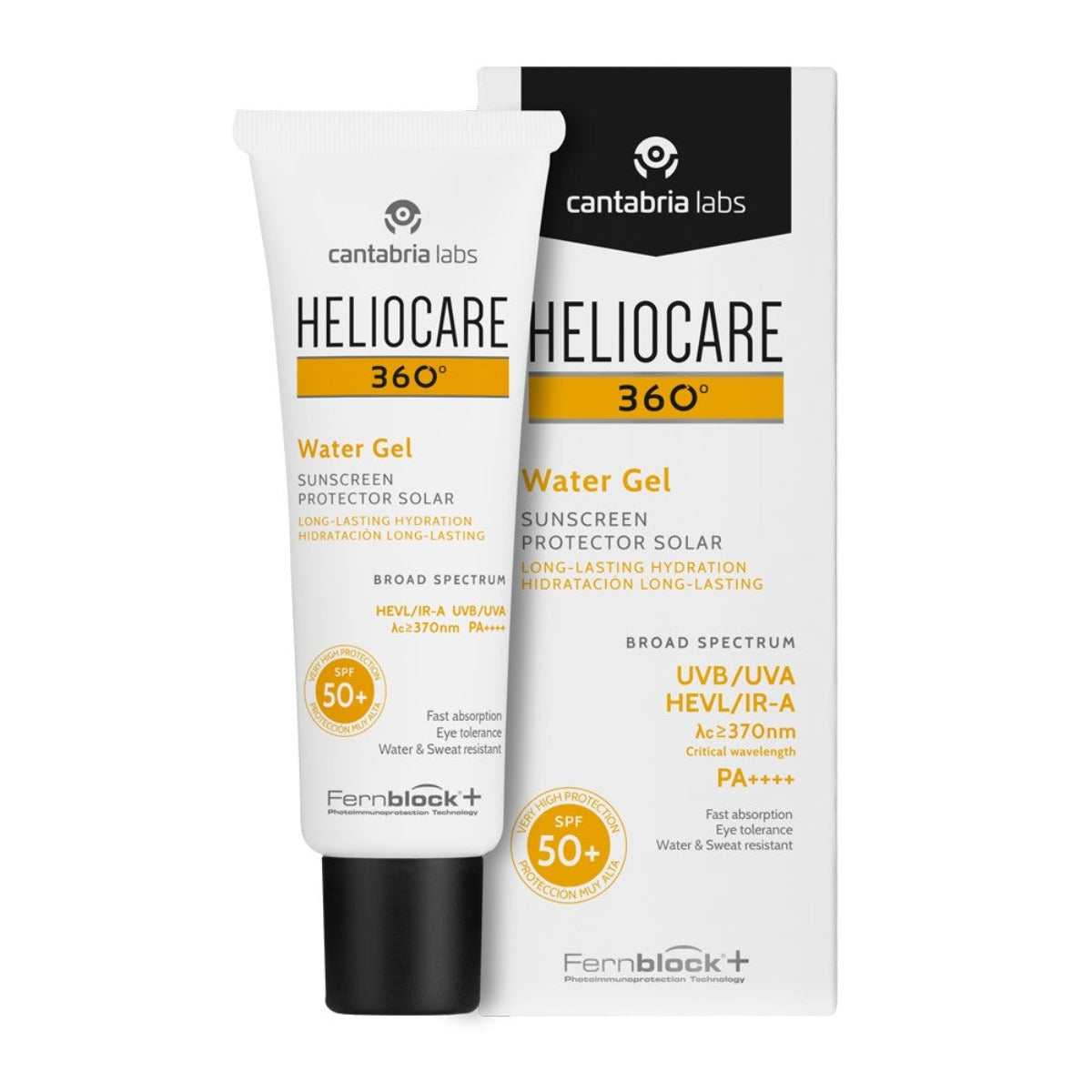 Cantabria Labs Heliocare 360º Water gel SPF50+, fotoprotector hidratante 50ml.