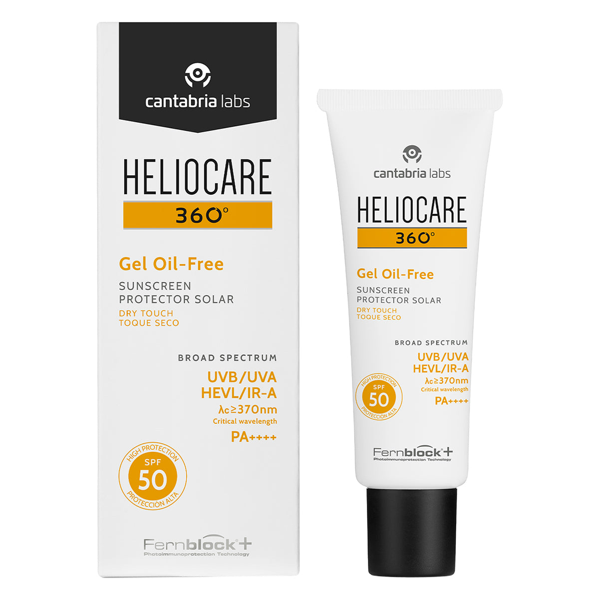 Cantabria Labs Fotoprotector Heliocare 360°, Gel Oil free dry touch 50ml.