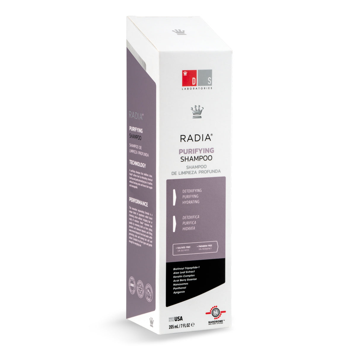 D.S Radia Shampoo fotoprotector para piel cabelluda sensible 180ml.